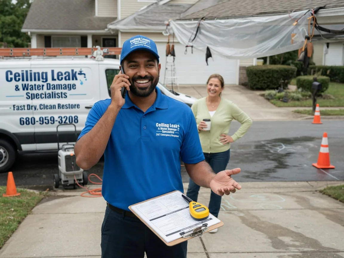 Ceiling Leak Cleanup Lexington, MO FAQs